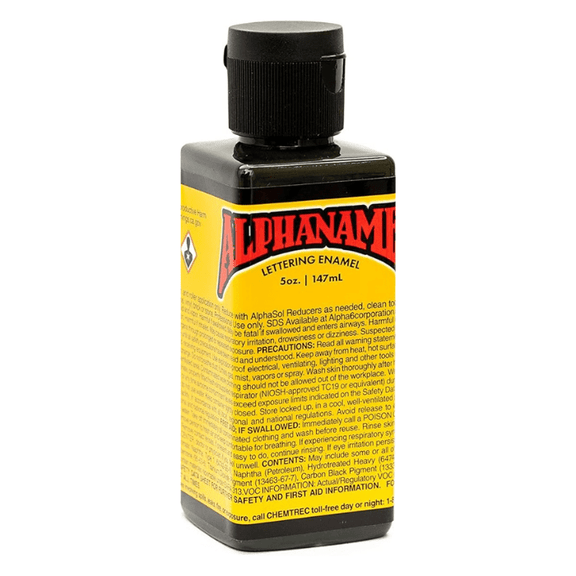 Alphanamel Lettering Enamel 5oz - Dark Olive - Guiry's