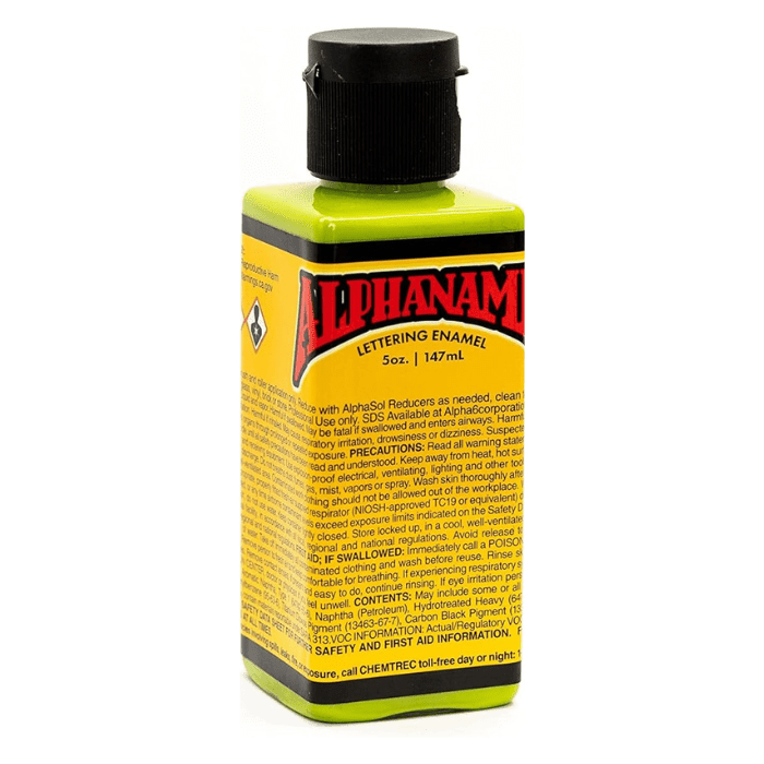 Alphanamel Lettering Enamel 5oz - DorR's Green - Guiry's