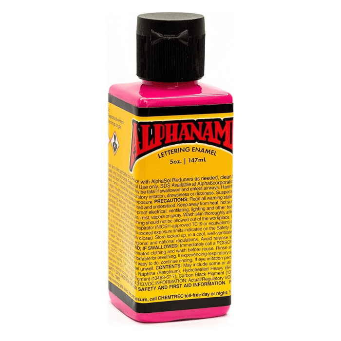 Alphanamel Lettering Enamel 5oz - Hot Pink - Guiry's