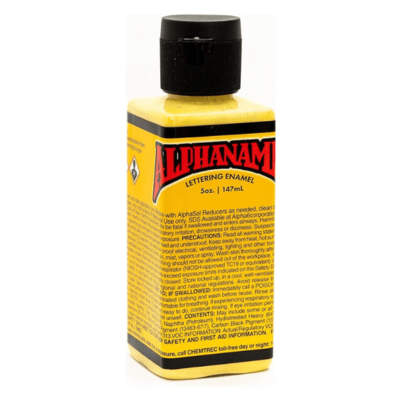 Alphanamel Lettering Enamel 5oz - Lemon Sherbet - Guiry's