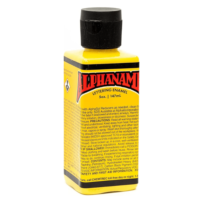 Alphanamel Lettering Enamel 5oz - Liquid Sunshine - Guiry's