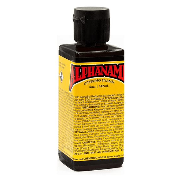 Alphanamel Lettering Enamel 5oz - McKeag's Black - Guiry's