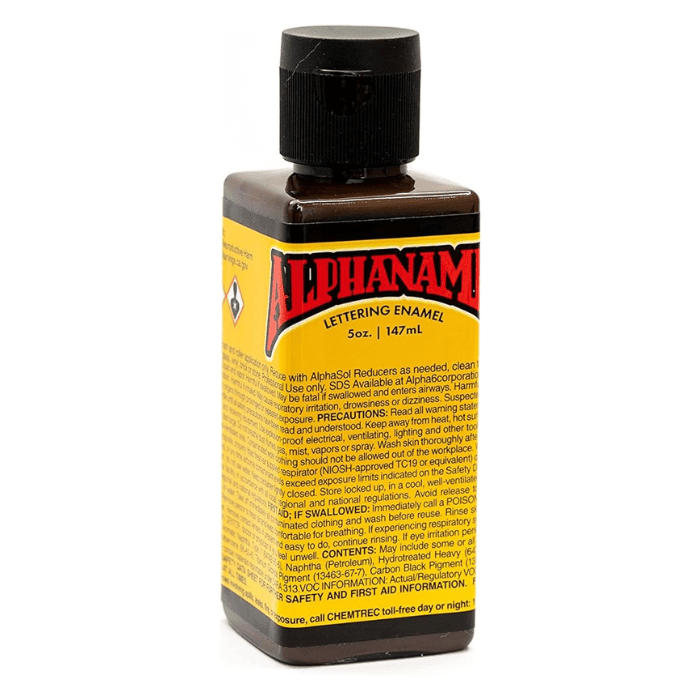 Alphanamel Lettering Enamel 5oz - Medium Brown - Guiry's
