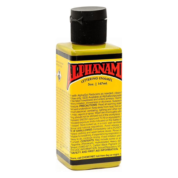 Alphanamel Lettering Enamel 5oz - Olive - Guiry's