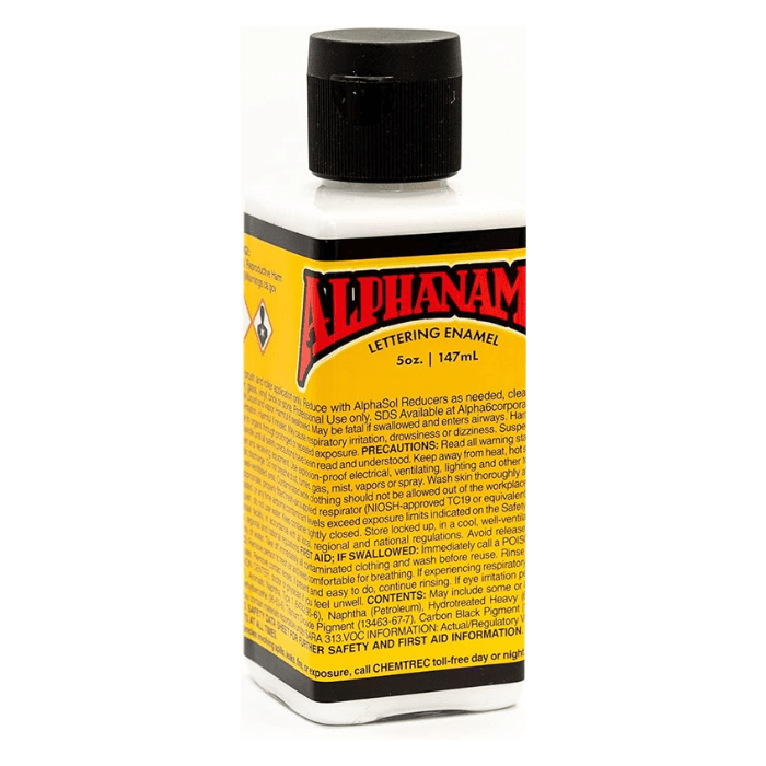 Alphanamel Lettering Enamel 5oz - White - Guiry's