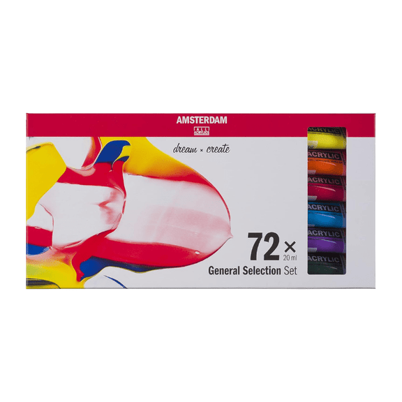 Amsterdam Standard Series Acrylic Color - Set of 72 - Guiry's