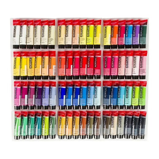 Amsterdam Standard Series Acrylic Paint General Selection Set, 72 x 20 mL - Guiry's