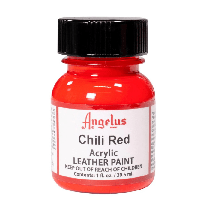 Angelus Leather Paint 1oz - Chili Red - Guiry's