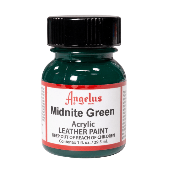 Angelus Leather Paint 1oz - Midnite Green - Guiry's
