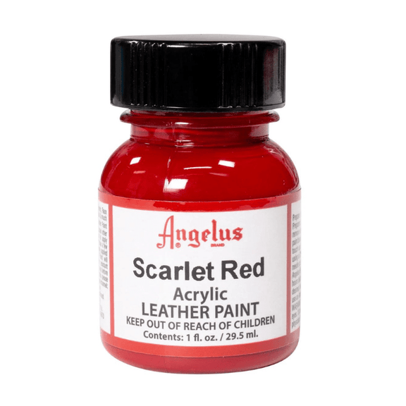 Angelus Leather Paint 1oz - Scarlet - Guiry's