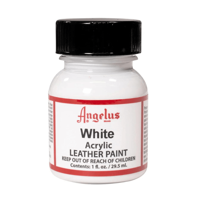 Angelus Leather Paint 1oz - White - Guiry's