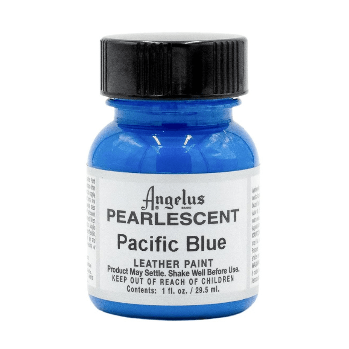 Angelus Pearlescent Leather Paint 1oz - Pacific Blue - Guiry's