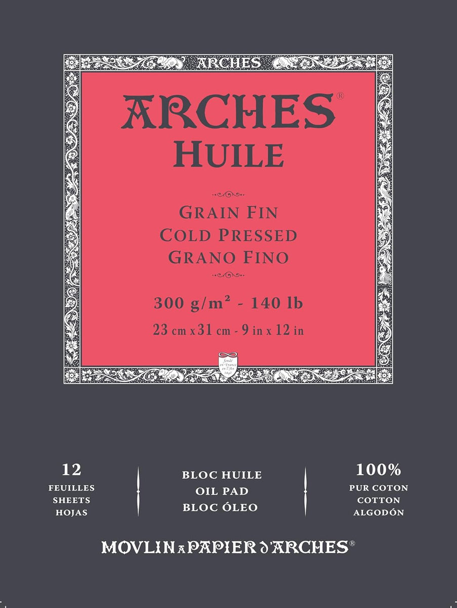 Arches Oil Paper 9x12 Pad - Guiry's