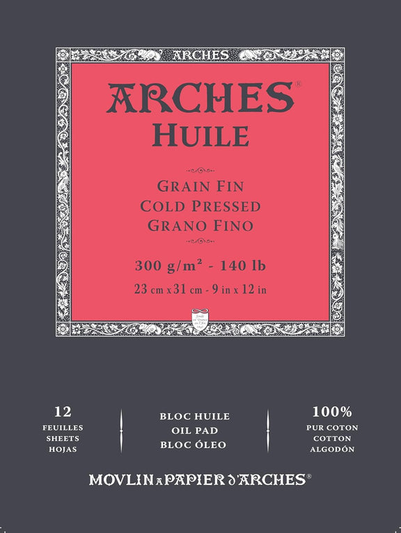 Arches Oil Paper 9x12 Pad - Guiry's