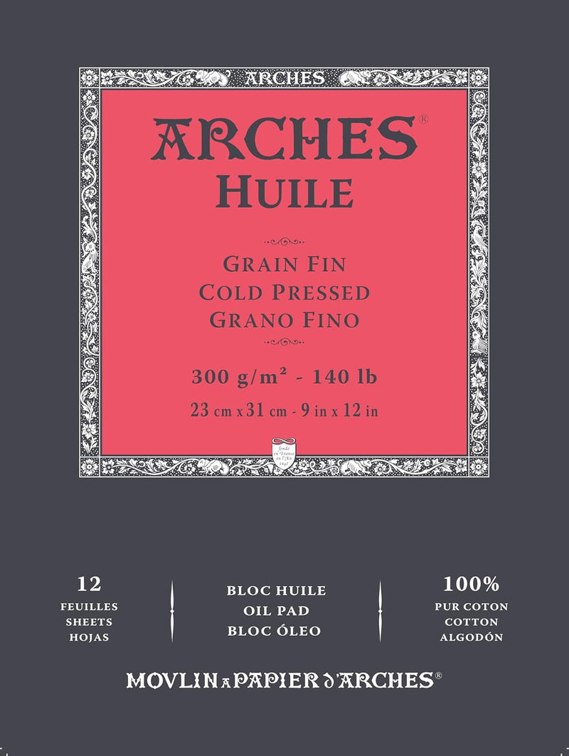 Arches Oil Paper 9x12 Pad - Guiry's