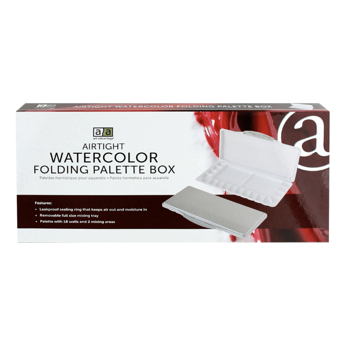 Art Advantage Airtight Watercolor Palette Box 18 Well - Guiry's