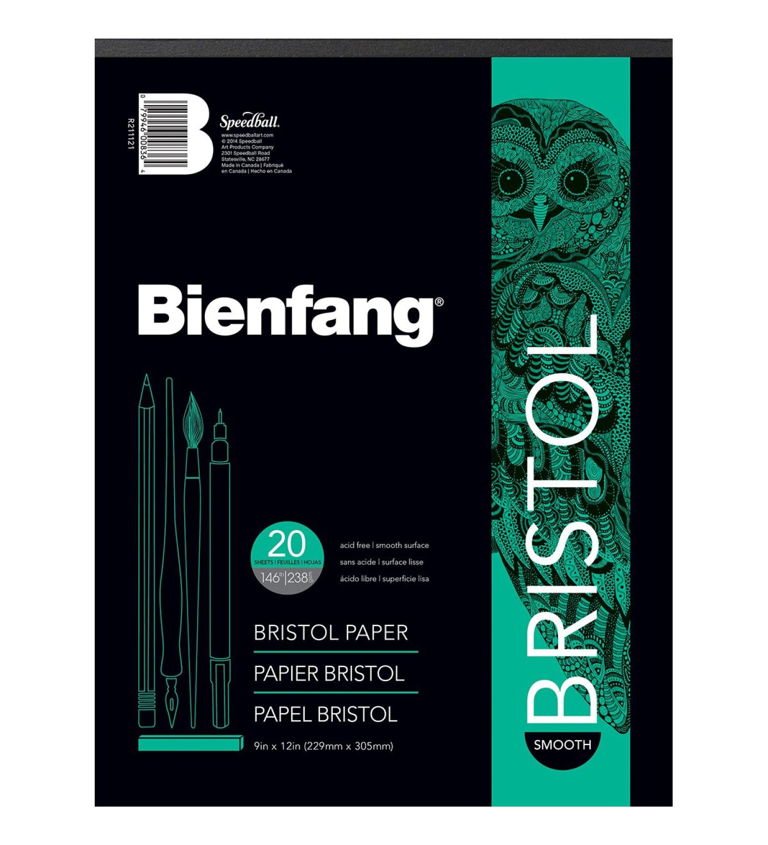 Bienfang Bristol Plate 9x12 - Smooth - Guiry's