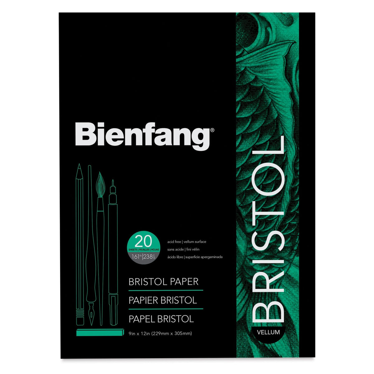 Bienfang Bristol Vellum 9x12 - 54920 - Guiry's