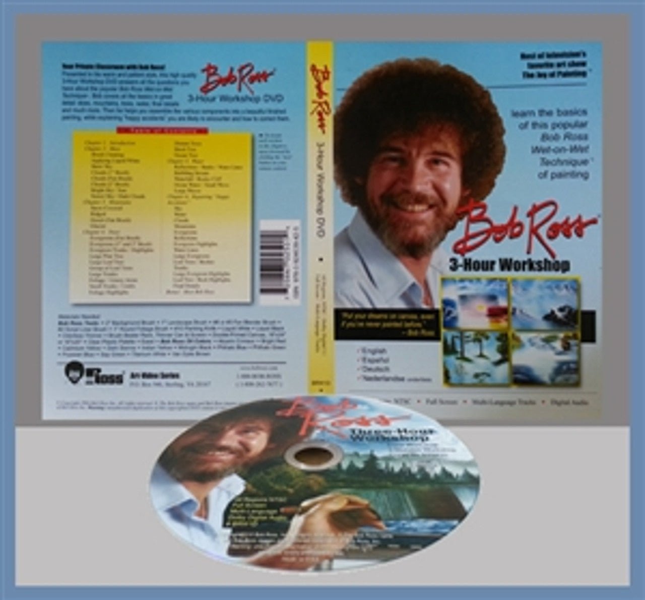 Bob Ross 3hr Workshop DVD - Guiry's