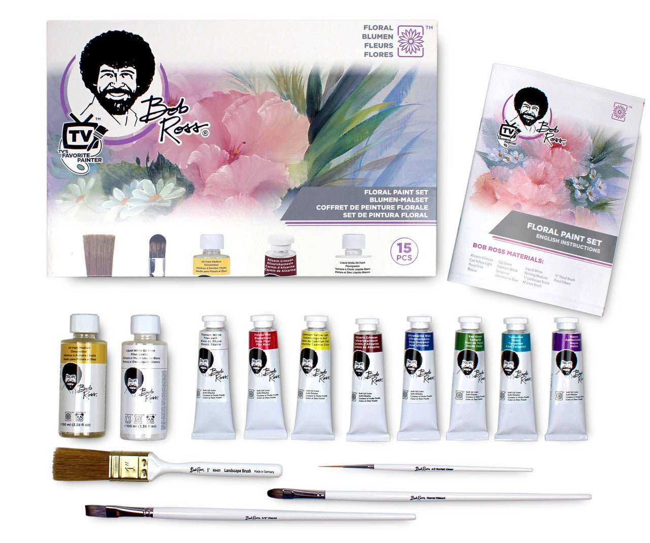 Bob Ross Flower Paint Set - Guiry's