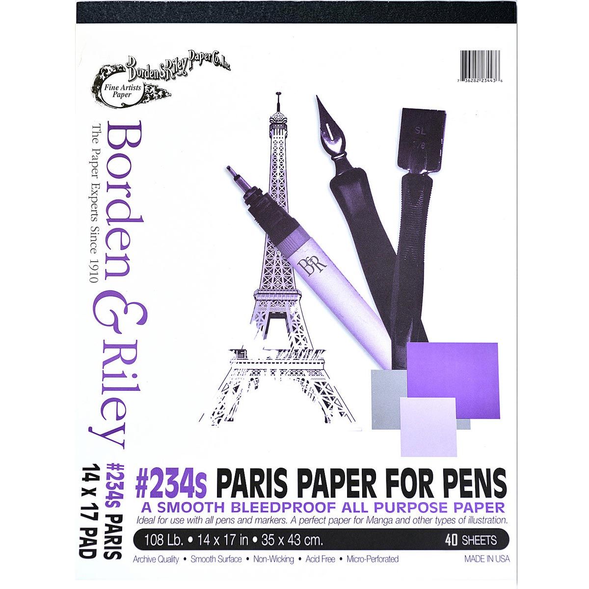 Borden and Riley #234 Paris for Pens Pad 14x17 - Guiry's