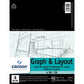 Canson Artist Series Graph & Layout Paper Pad, 40 Sheets, 4" x 4" Grid, 8.5" x 11" - Guiry's