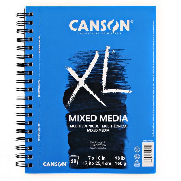 Canson XL Mix Media Pad, 60 Sheets, 7" x 10" - Guiry's