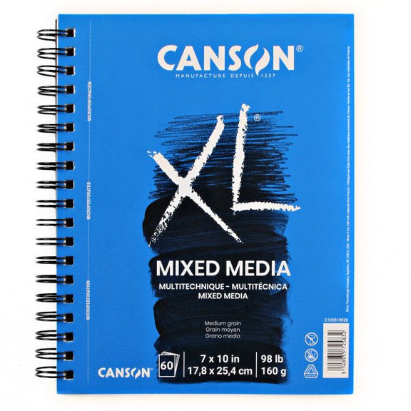 Canson XL Mix Media Pad, 60 Sheets, 7" x 10" - Guiry's