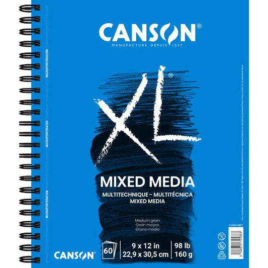 Canson XL Mix Media Pad, 60 Sheets, 9" x 12 - Guiry's