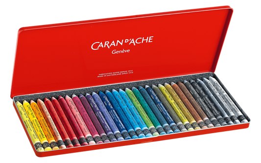 Caran d'Ache NEOCOLOR II Water-Soluble Pastels, 30 Colors - Guiry's