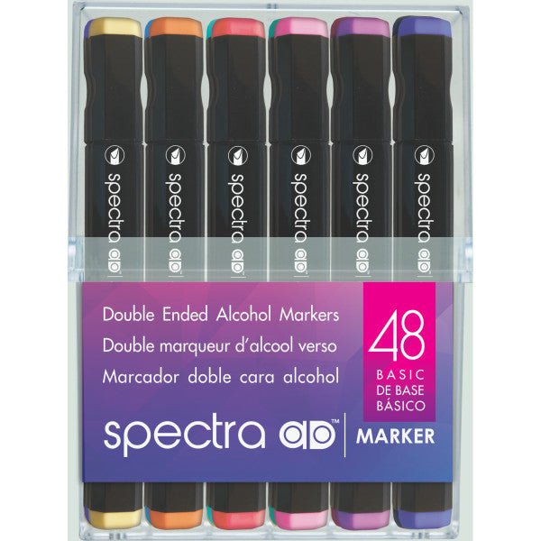 Chartpak Spectra AD Marker Set, 48 - Colors - Guiry's