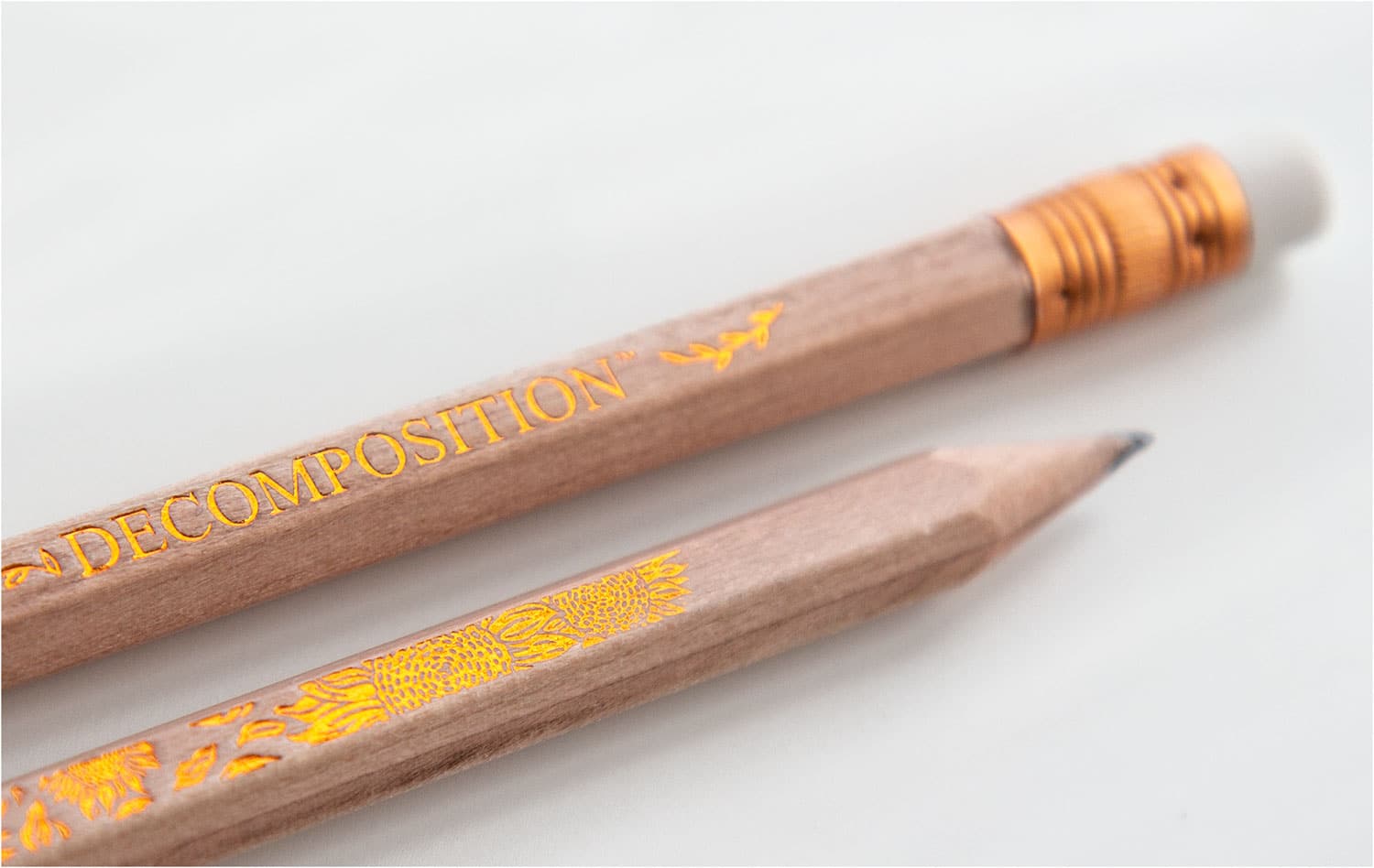 Decomposition Pencils Sunflower 12p - Guiry's