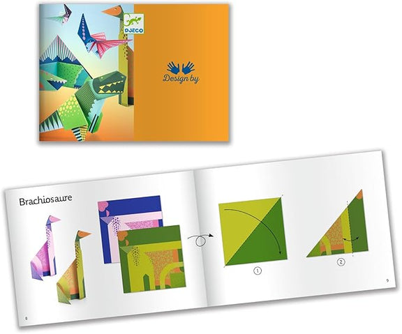 DJECO Origami Kit - Dinosaurs - Guiry's