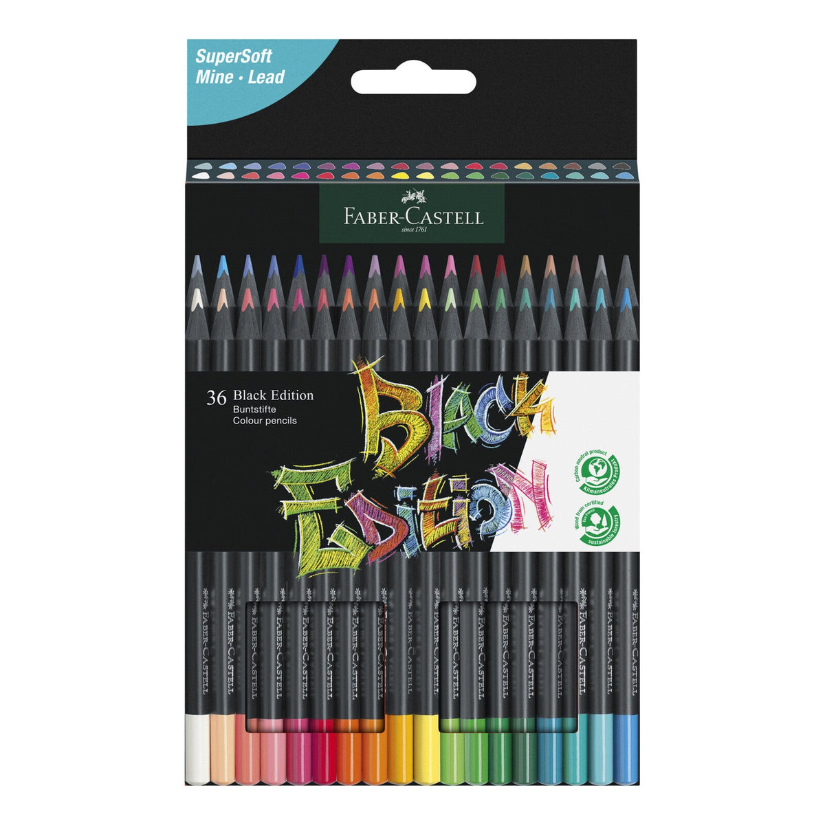 Faber - Castell Black Edition 36 Color Pencil Set - Guiry's