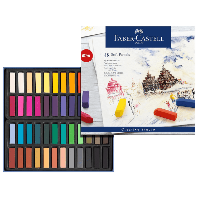 Faber - Castell Soft Pastel Half Length Sticks - Box Of 48 - Guiry's