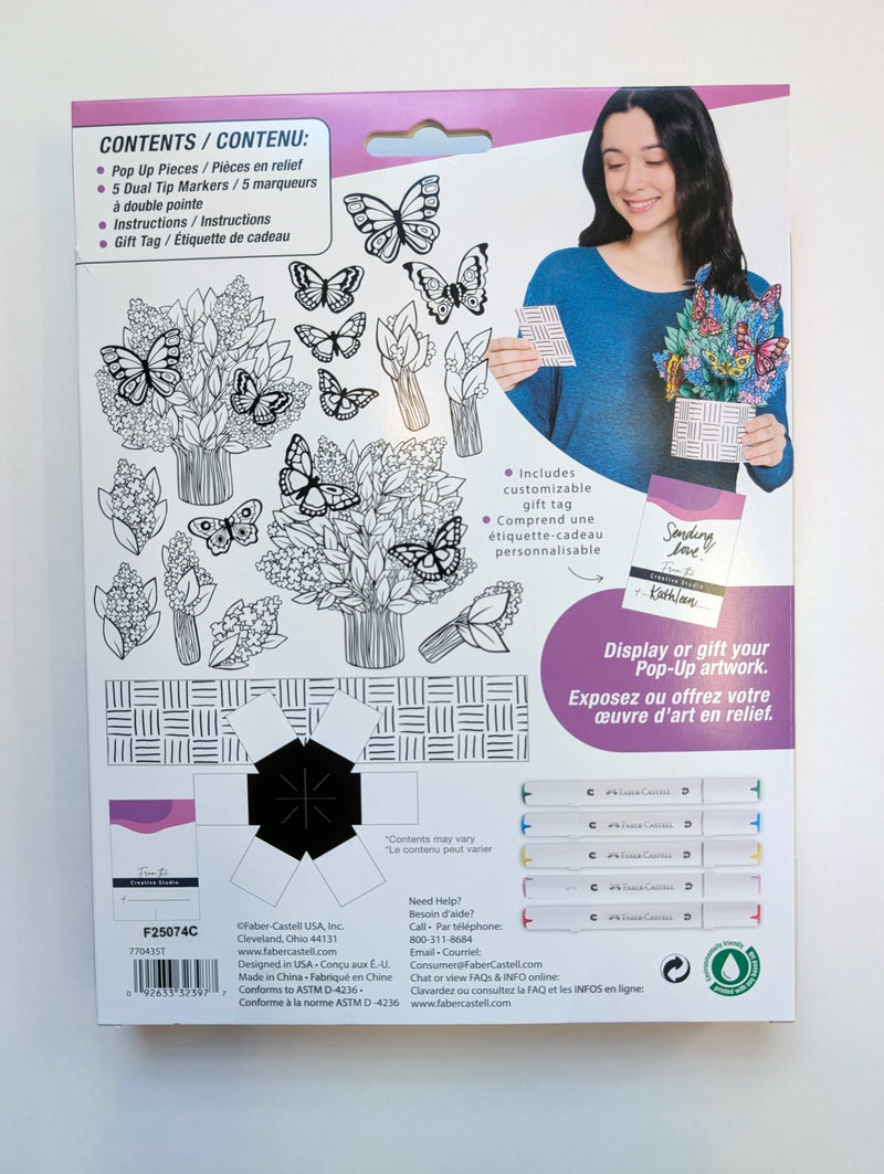FC Butterfly Pop Up Coloring Bouquet - Guiry's