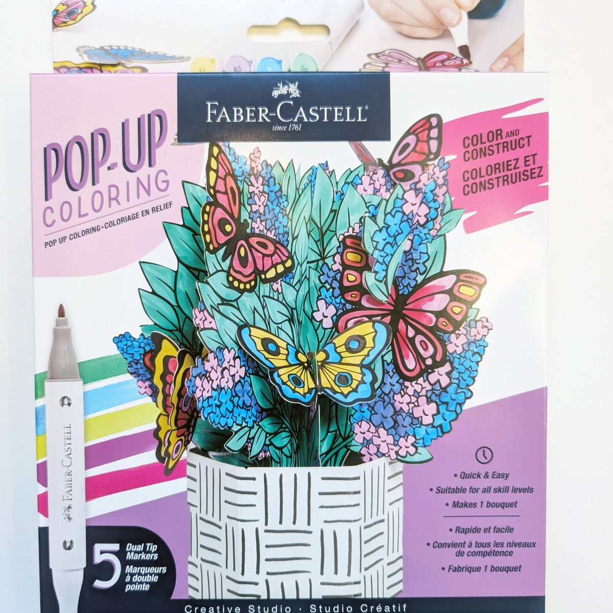 FC Butterfly Pop Up Coloring Bouquet - Guiry's