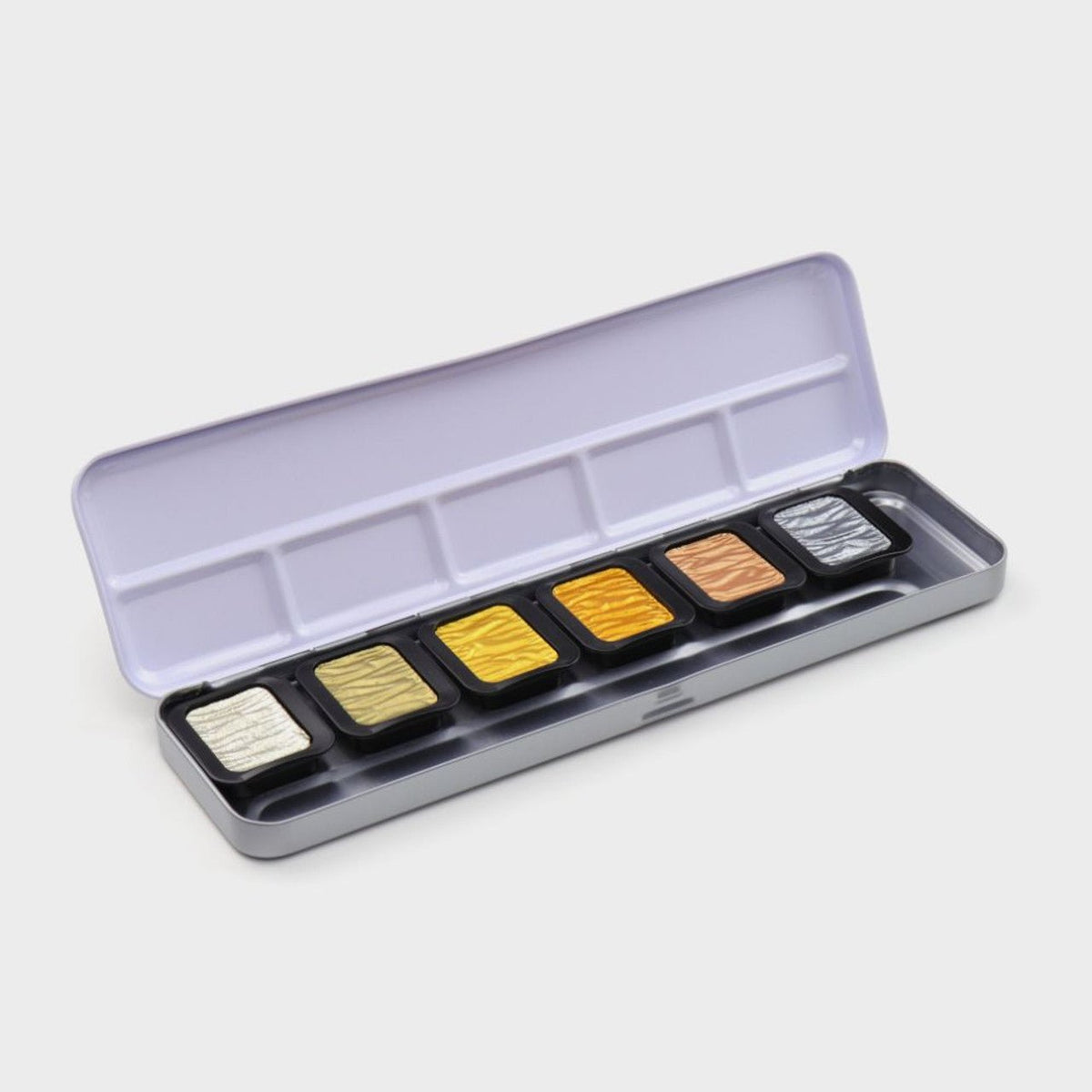 Finetec Watercolor Metal Tin Set, 12 - Colors, Pearlescent Antique Tones - Guiry's