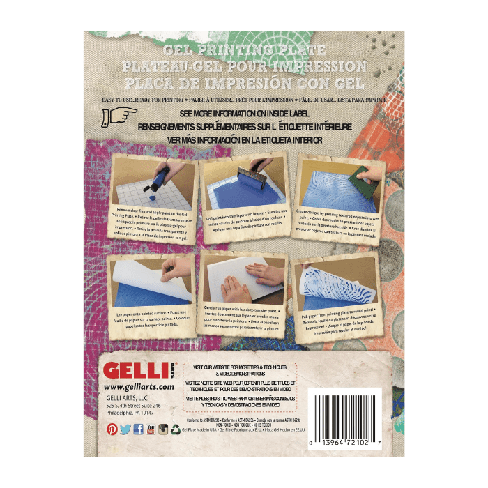 Gelli Arts Gel Printing Plate - 9" x 12" - Guiry's