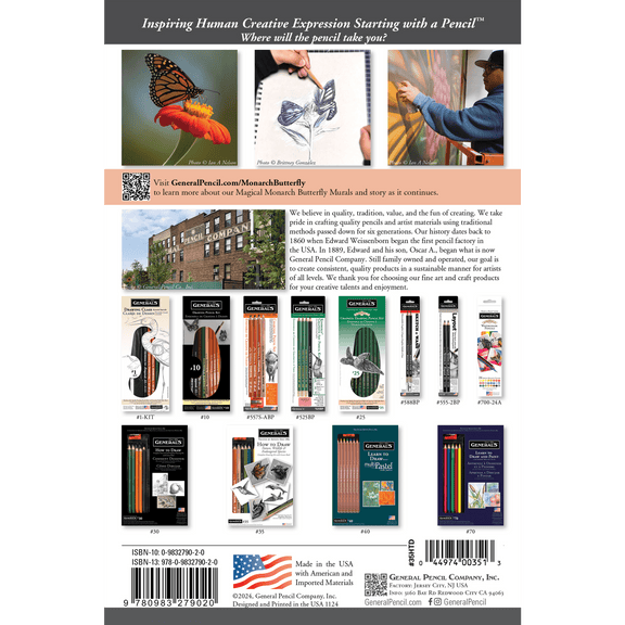 General Pencil How to Draw Nature, Wildlife & Endangered Species Kit 35 with Lesson Book and Drawing Supplies - Guiry's