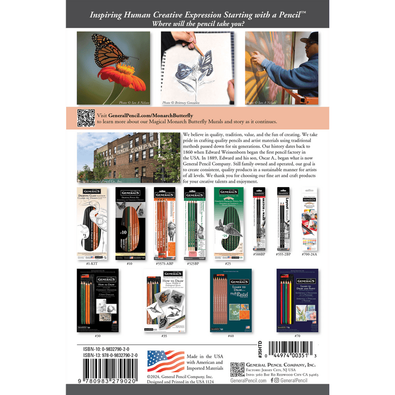 General Pencil How to Draw Nature, Wildlife & Endangered Species Kit 35 with Lesson Book and Drawing Supplies - Guiry's