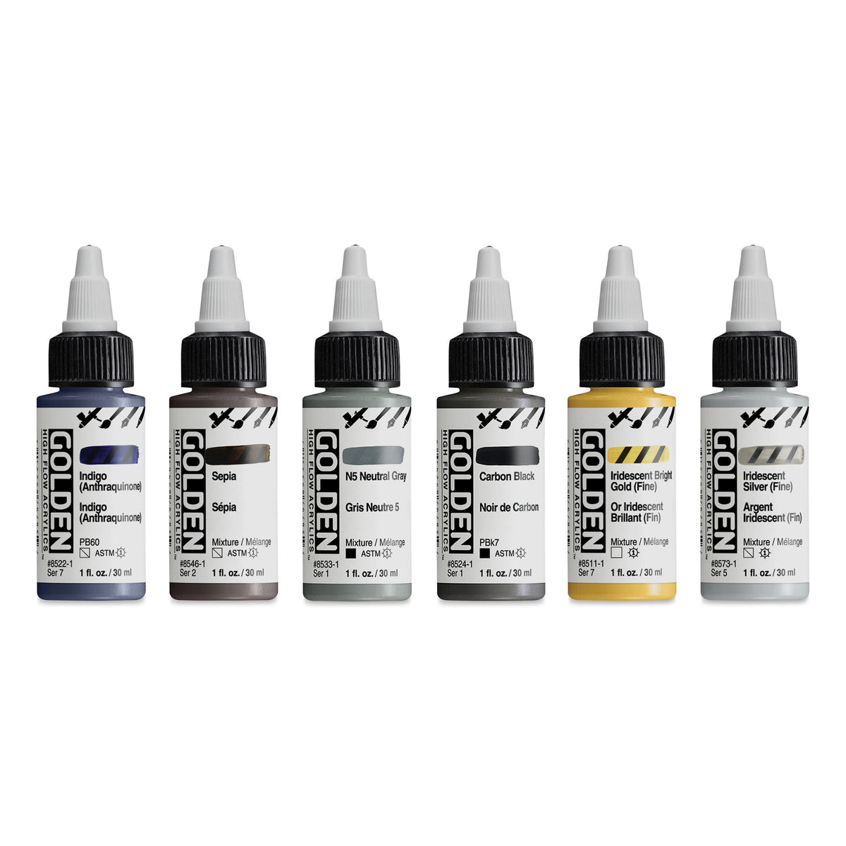 Golden HFA Drawing Lettering Set - Guiry's
