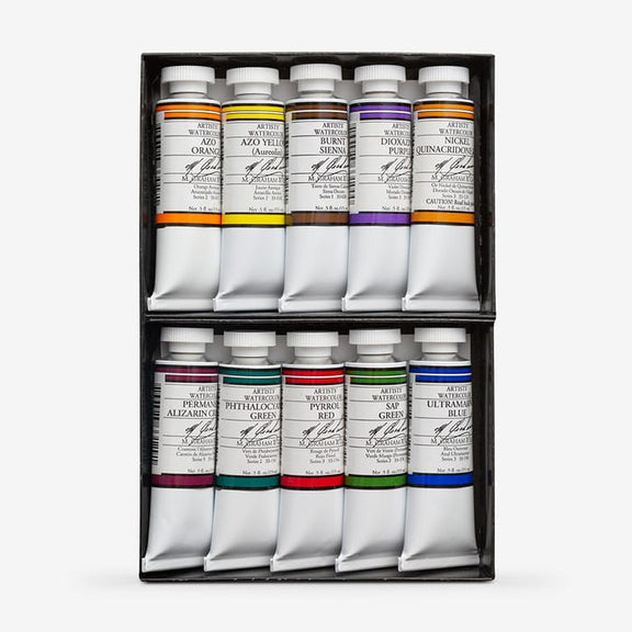 Graham Gouache Dlx 10ct Set staging SLS ARTS - Guiry's