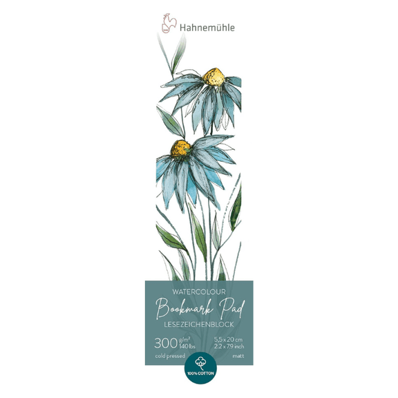 Hahnemühle Watercolour Bookmark Pad - 2" x 8" - Guiry's