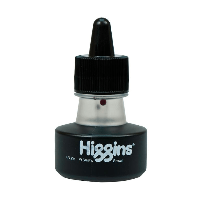 Higgins Brown Ink - 1oz - Guiry's