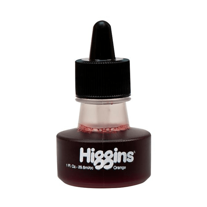 Higgins Orange Ink - 1oz - Guiry's