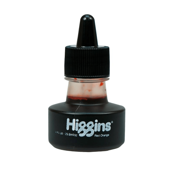 Higgins Red Orange Ink - 1oz - Guiry's