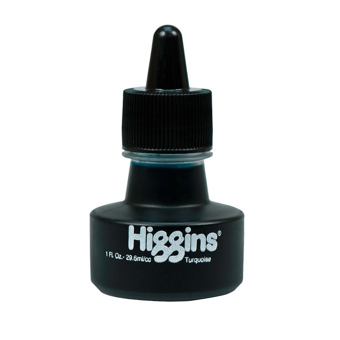 Higgins Turquoise Ink - 1oz - Guiry's