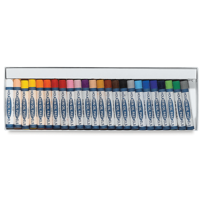 Holbein Academic Oil Pastel Set - Assorted Colors, Set of 24 - Guiry's