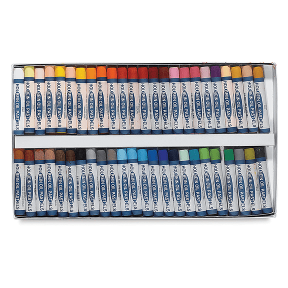 Holbein Academic Oil Pastel Set - Assorted Colors, Set of 48 - Guiry's